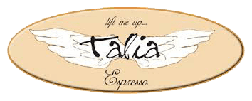 Talia Winged Coffee Brand Logo