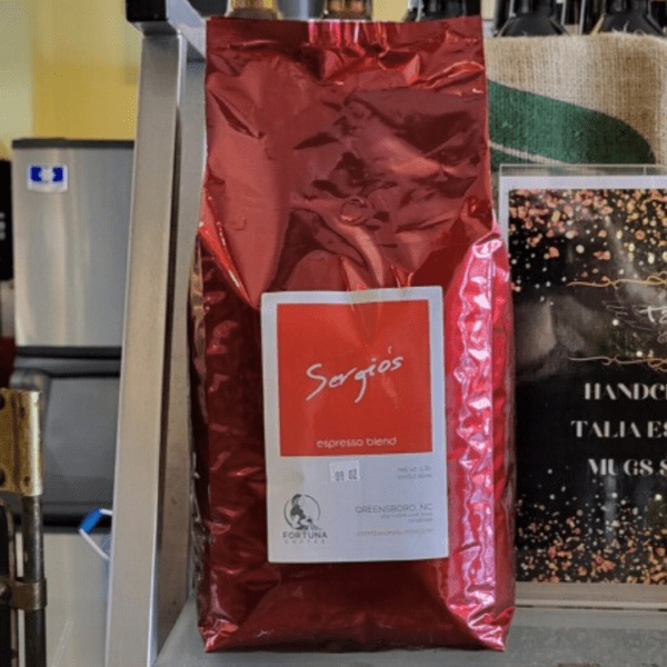 Sergio's Espresso Blend Coffee Bag